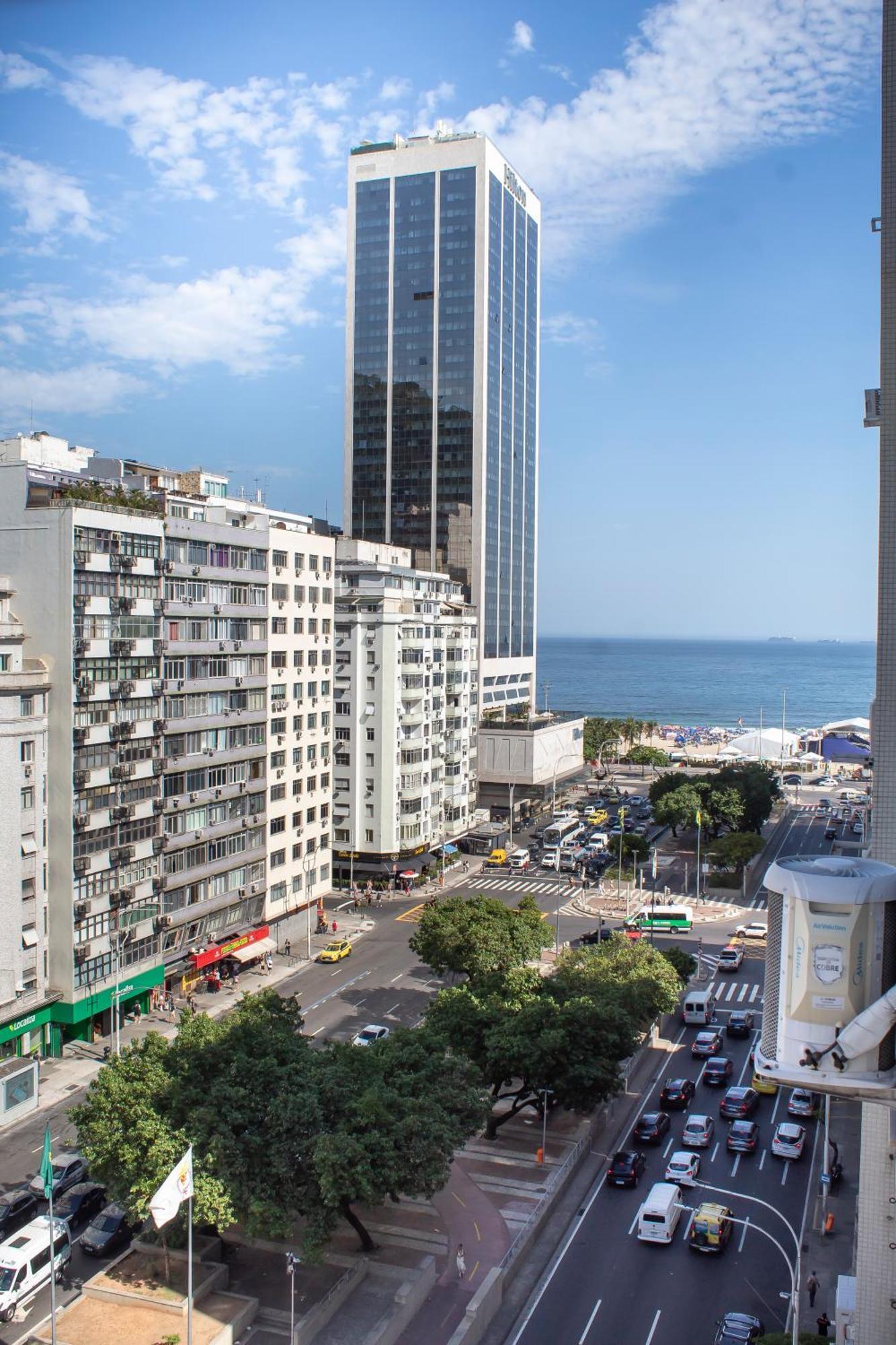 Apartamento Completo Na Praia De Copacabana 02 Quartos Com Vista Lateral Mar Em Andar Alto, Ar, Wifi , Netflix, Pauloangerami Rmvc18 Rio de Janeiro Exterior foto